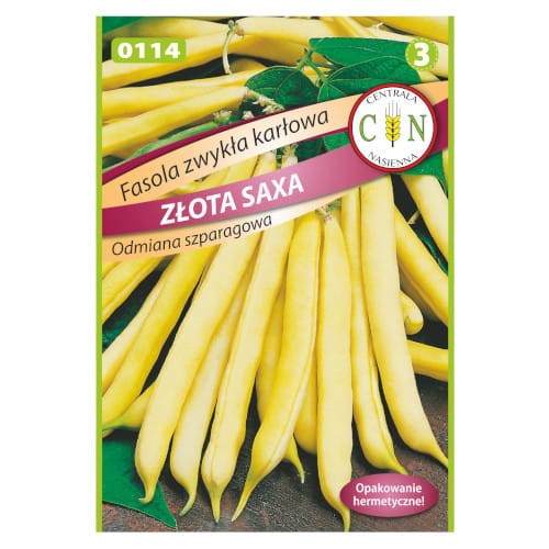 CN Fasola zwykła karłowa Złota Saxa 50g