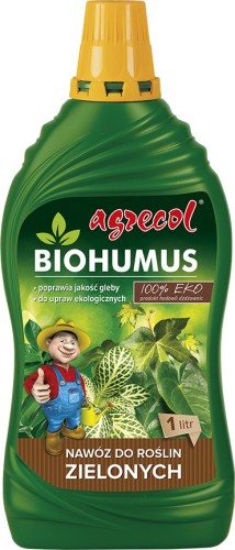 Biohumus do roślin zielonych Agrecol 1l 