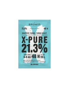 Browin drożdże X-Pure Turbo 48h do 25 L nastawu