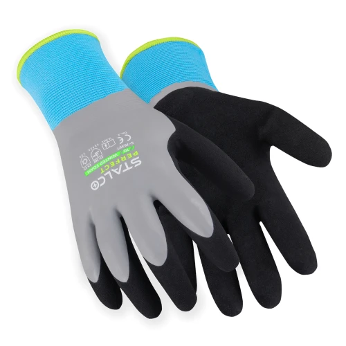 Stalco rękawice poliestrowe Winter Foam r. 10