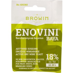 Browin drożdże winiarskie Enovini Baya 7g