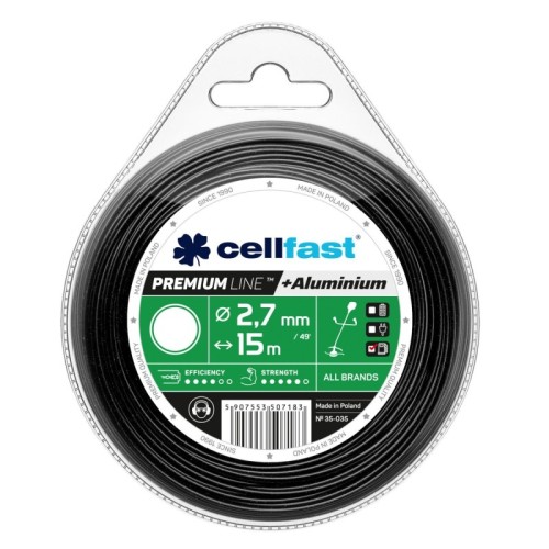 Cellfast Żyłka tnąca premium okrągła 35-035 2,7 mm 15 m