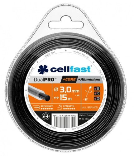 Cellfast Żyłka tnąca z rdzeniem okrągła 35-065 3 mm 15 m