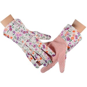 Floraland Rękawice ogrodowe nakrapiane PVC r. M