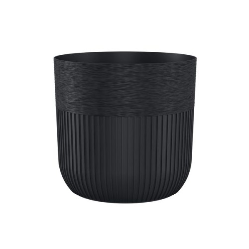 Osłonka na doniczkę Luca Petit 12 cm czarna