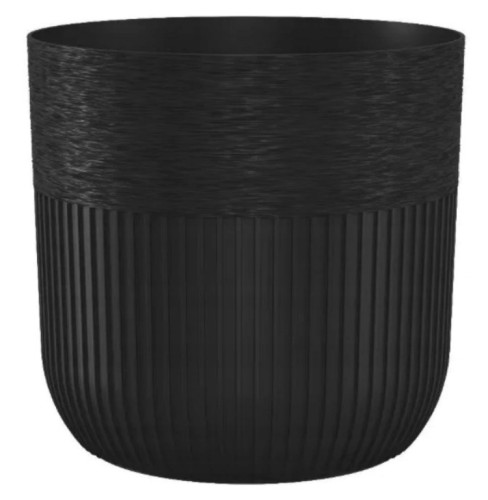Osłonka na doniczkę Luca Petit 14 cm czarna