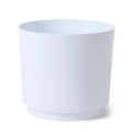 Lamela Osłonka na doniczkę Aura 28 cm biała