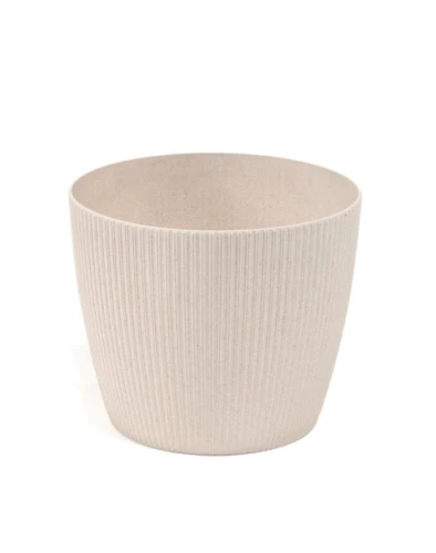 Lamela Osłonka na doniczkę Magnolia Jumper 11 cm biała