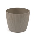 Lamela Osłonka na doniczkę Magnolia Jumper 11 cm szara