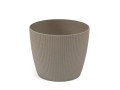 Lamela Osłonka na doniczkę Magnolia Jumper 11 cm szara