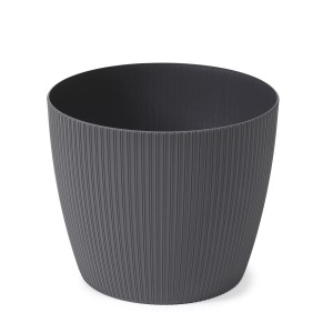 Lamela Osłonka na doniczkę Magnolia Jumper 11 cm antracytowa