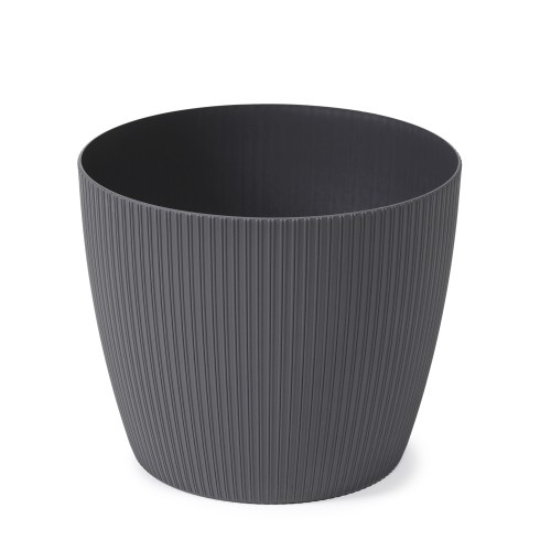 Lamela Osłonka na doniczkę Magnolia Jumper 11 cm antracytowa