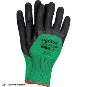 Ogrifox Rękawice ochronne OX-Halfom r. 8