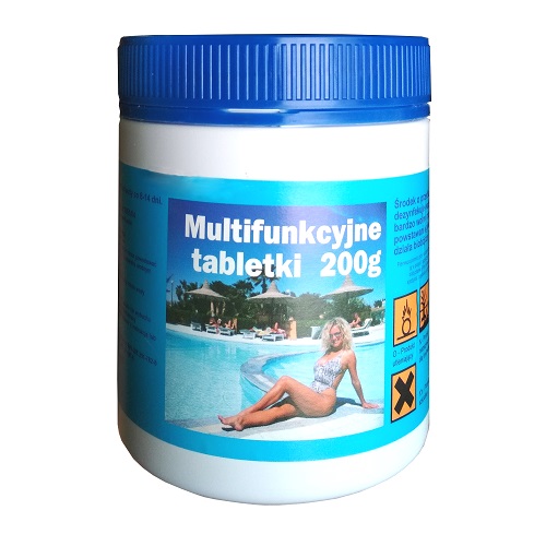 Florada Chlor do basenu w tabletkach 3 x 200 g (0,6 kg)