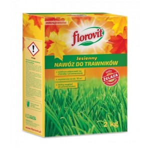 FLOROVIT granulowany jesienny nawóz do trawników 2 kg