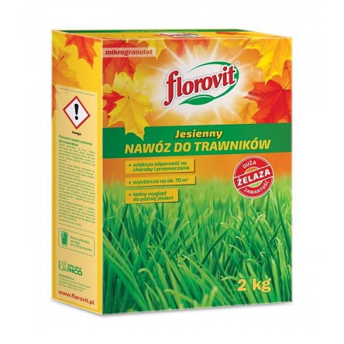 FLOROVIT granulowany jesienny nawóz do trawników 2 kg