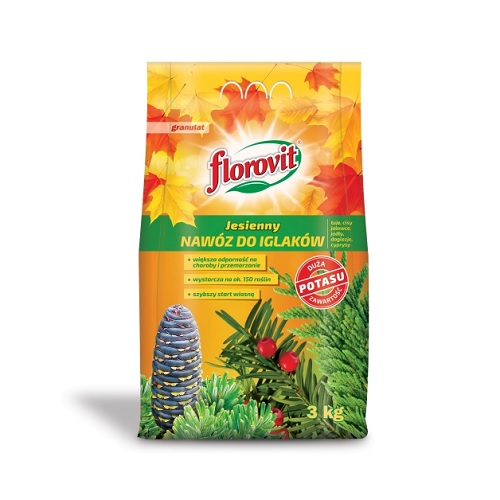 Florovit nawóz  jesienny do iglaków granulowany  3 kg