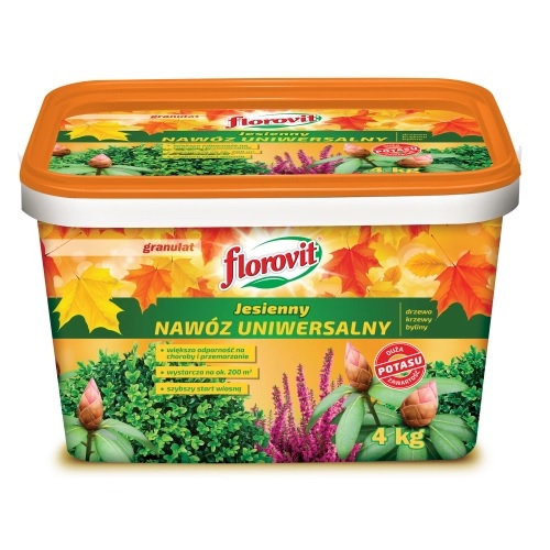 FLOROVIT granulowany jesienny nawóz uniwersalny 4 kg