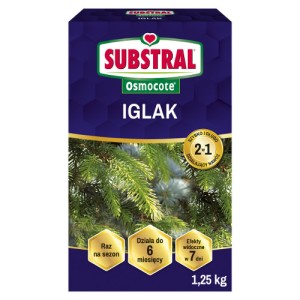 SUBSTRAL Osmocote 2w1 do iglaków  i roślin kwaśnolubnych 1,25kg 