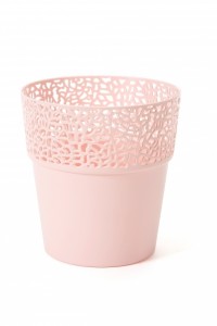 LAMELA Osłonka ROSA fi 115 pudrowy róż