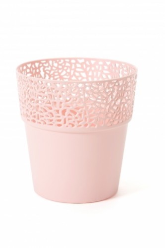 LAMELA Osłonka ROSA fi 115 pudrowy róż