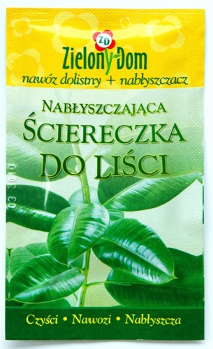 ZIELONY DOM Ściereczka Nawozowo-Nabłyszczająca
