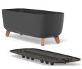 Prosperplast Doniczka Gracia Case antracytowy DGCL400-S433