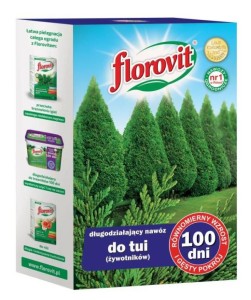 Florovit Nawóz długodziałający  do tui żywotników 100 dni  1kg