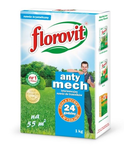 Florovit interwencyjny nawóz do trawników ANTY MECH 1kg