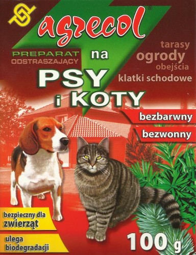 AGRECOL Preparat odstraszający psy i koty 100g