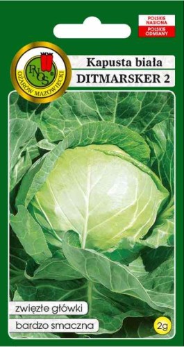 PNOS Kapusta Głowiasta Biała Ditmarska Najwcześniejsza 2g