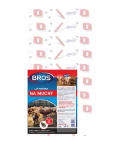 BROS Lep płaski "kurtyna" 5-PAK 32x60 cm