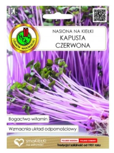 PNOS Nasiona na kiełki kapusta czerwona  8g