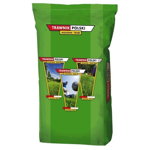 TRAWNIK POLSKI trawa Gazon 15 KG - mieszanka na trawnik ozdobny