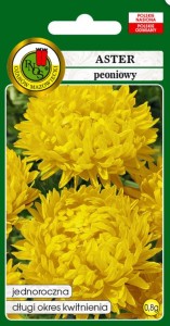 PNOS Aster peoniowy Sonata żółty 0,8g