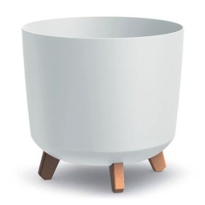 PROSPERPLAST Doniczka Gracia Tubus - biały DGTL300L-S449