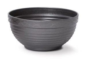 PROSPERPLAST Doniczka misa 6 grafitowy 260mm DMS06