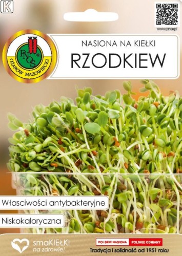 PNOS Nasiona na kiełki rzodkiew 20g