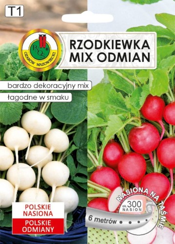 PNOS Rzodkiew Krata + Śnieżna na taśmie 6m
