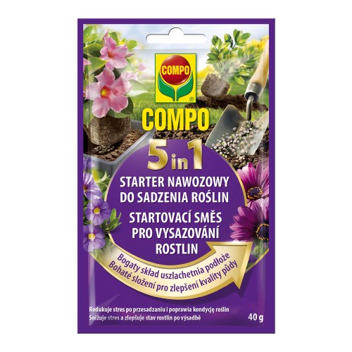 COMPO 5w1 Starter nawozowy do sadzenia roślin 40g