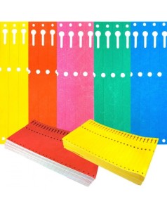 Etykieta paskowana TYVEK 1,27x 16cm jednokolorowa, 1000 sztuk