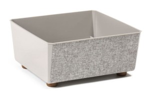 LAMELA Skrzynka SAGA 285X285 textil-b/taupe+t/k22