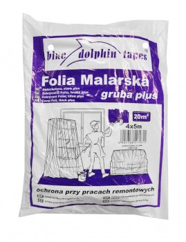 Blue Dolphin folia malarska GRUBA PLUS 4mx5m