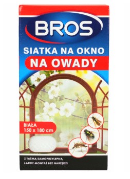 Bros Moskitiera do okna 180 x 150 cm biała
