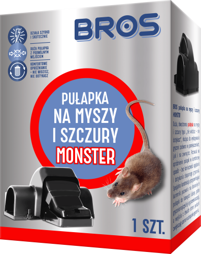 BROS Pułapka na myszy i szczury MONSTER 