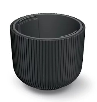 PROSPERPLAST Doniczka MILLY - węgiel DBML400-446U