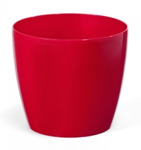 LAMELA Osłonka-doniczka Magnolia fi 120 czerwony