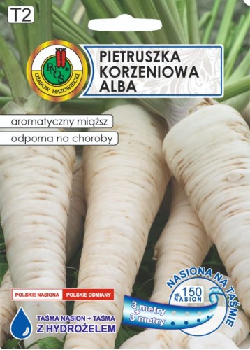 PNOS Pietruszka Korzeniowa Alba - Nasiona na taśmie z hydrożelem