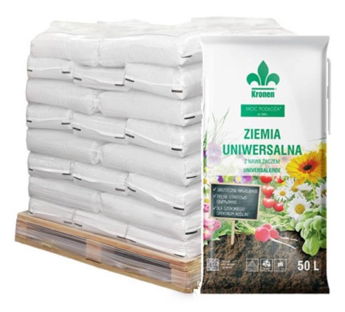 Ziemia Uniwersalna z nawilżaczem  KRONEN PALETA 51 szt. 50 L