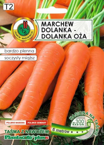 PNOS Marchew Jadalna Dolanka - Nasiona na taśmie z nawozem